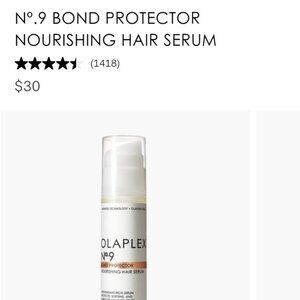 New! Olaplex No. 9 Hair Serum